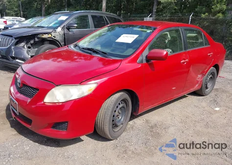 2010 Toyota Corolla Xle z USA, uszkodzony, nr VIN 2T1BU4EE2AC385819